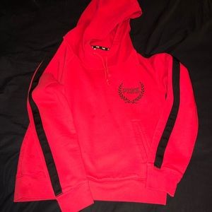 Victoria’s Secret PINK Red Hooded Pullover